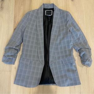 Another Story | Grey Plaid Blazer Suit Jacket 🤍